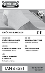 sensiplast 64581 Instructions For Use Manual