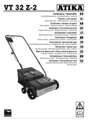 Altrad ATIKA VT 32 Z-2 Original Instructions Manual