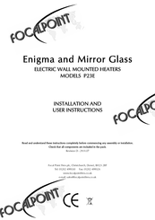 FocalPoint Mirror Installation And User Instructions Manual