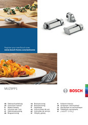 Bosch MUZ9PP1 Instruction Manual