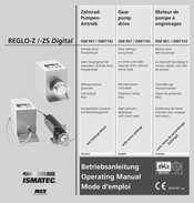 Idex ISMATEC REGLO-ZS Digital Operating Manual