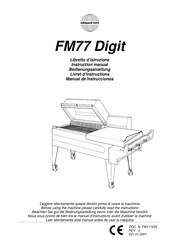 Minipack-Torre FM77 Digit Instruction Manual