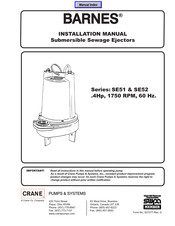 Crane Barnes SE51 Series Installation Manual