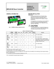 Honeywell CENTRA LINE MERLIN NX Series Installation & Commissioning Instructions