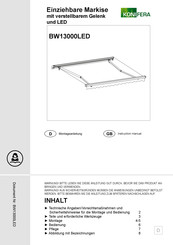 Konifera BW13000LED Instruction Manual