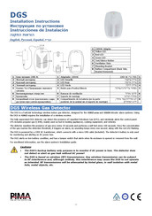Pima DGS243 Installation Instructions Manual