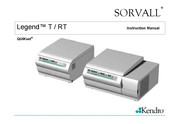 Kendro Sorvall Legend T Instruction Manual