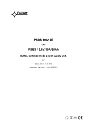 Pulsar PSBS 10A12E Manual
