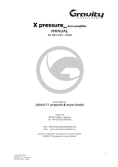 GRAVITY X pressure Manual