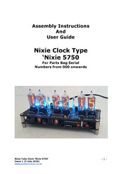 PV Electronics Nixie 5750 Assembly Instructions And User Manual