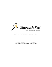 Bard Sherlock 3CG Tip Confirmation System Instructions For Use Manual