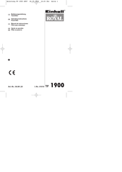 Einhell Royal 36.061.20 Operating Instructions Manual