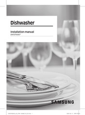 Samsung DW50T6060 Series Installation Manual