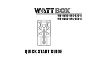 watt box WB-OVRC-UPS-625-8 Quick Start Manual