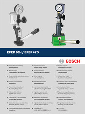 Bosch EFEP 60H Original Instructions Manual