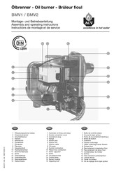 ACV BMV1 Assembly And Operating Instructions Manual