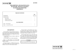 Ge Ericsson MASTR II Description And Maintenance Instructions