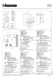 Bticino M 7875P/230 Manual