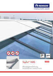 Renson Topfix VMS Installation Instructions Manual