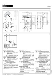 Bticino M74D230 Manual