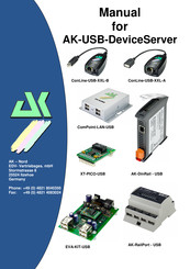 AK-NORD ConLine-USB-XXL-A Manual