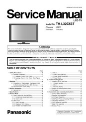 Panasonic TH-L32C53T Service Manual