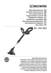 Deltafox DG - CGT 2023 Translation Of The Original Instructions For Use