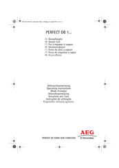 AEG Electrolux PERFECT DB 1 Series Operating Instructions Manual