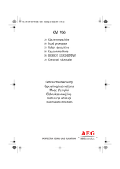 AEG Electrolux KM 700 Operating Instructions Manual