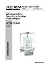 KERN KERN YDB-03 Operating	 Instruction