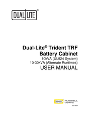 HUBBELL LIGHTING Dual-Lite Trident TRF Series User Manual