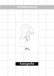 Hans Grohe Talis C Assembly Instructions Manual