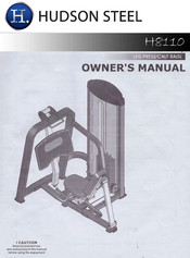 HUDSON STEEL H8110 Owner's Manual