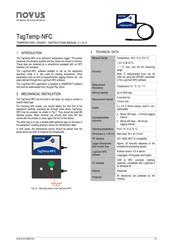 Novus TagTemp-NFC Instruction Manual