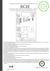 On Automation EC1E Instruction Manual