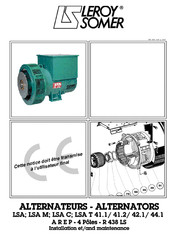 Leroy-Somer LSA C 42.1 AREP Installation And Maintenance Manual