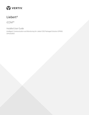 Vertiv Liebert iCOM DP400/500 Installer/User Manual