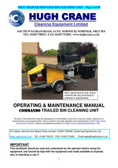 Hugh Crane COMMANDO Operating & Maintenance Manual