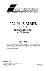 Saftronics DG2 PLUS Series Manual