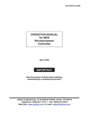 Jetline 9629-R1 Operation Manual