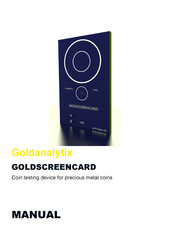 Goldanalytix GoldScreenCard Manual