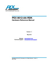 PLX Technology PEX 8612-AA RDK Hardware Reference Manual