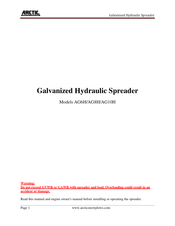Arctic AG10H Manual