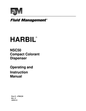 FM HARBIL NSC50 Operating And Instruction Manual