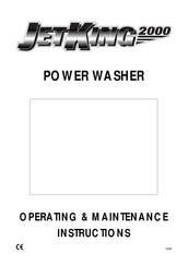 Clarke JetKing 2000 Operating & Maintenance Instructions