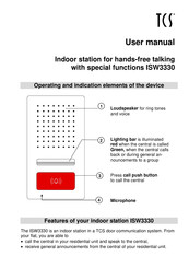 TCS ISW3330 User Manual