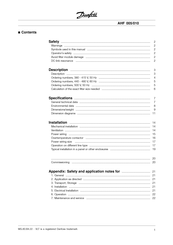 Danfoss AHF 005 Manual