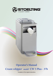 Vollrath STOELTING CW 5 Plus - 37b Operator's Manual