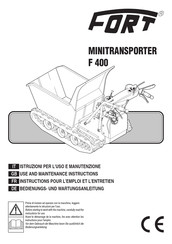 Fort F 400 Use And Maintenance Instructions