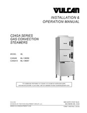 Vulcan-Hart ML-136057 Installation & Operation Manual